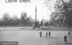 Castle Green And Nelson Monument c.1935, Hereford