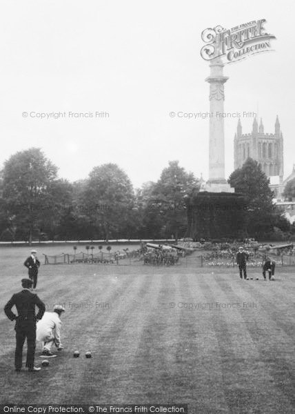 Photo of Hereford, Castle Green, Bowls 1910