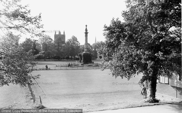 Photo of Hereford, Castle Green c.1950