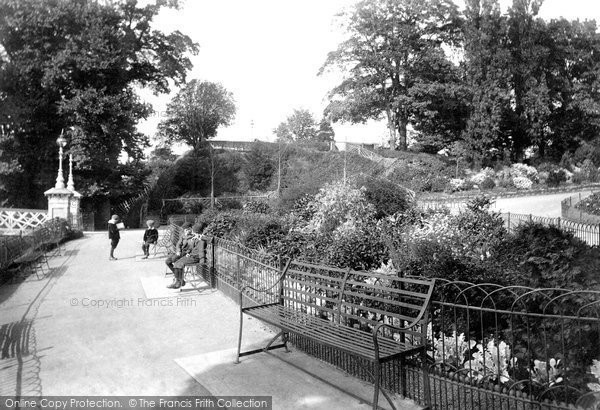 Photo of Hereford, Castle Green Gardens 1906