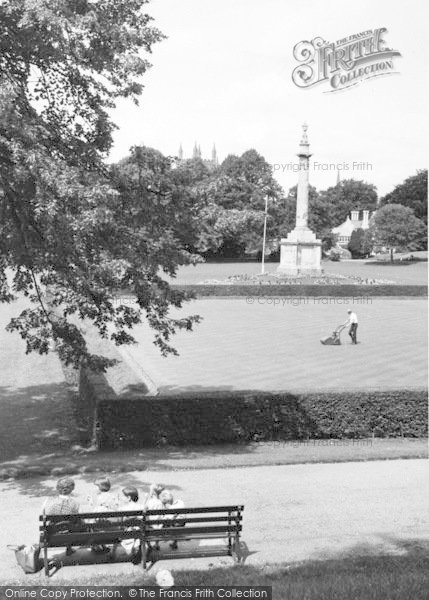 Photo of Hereford, Castle Green Gardens c.1965