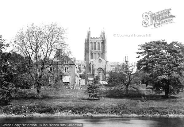 Photo of Hereford, Cathedral And Bishop's Palace c.1869