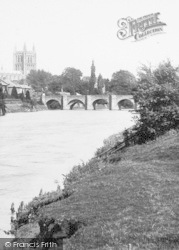 Cathedral And Bridge 1891, Hereford