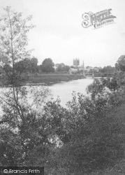Cathedral And River 1910, Hereford