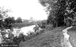 Cathedral And River Wye 1910, Hereford