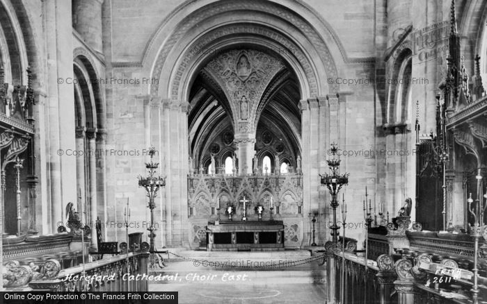 Photo of Hereford, Cathedral, Choir East c.1880