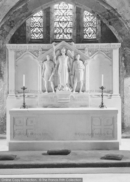 Photo of Hereford, Cathedral Crypt, Chapel Of Memory 1925
