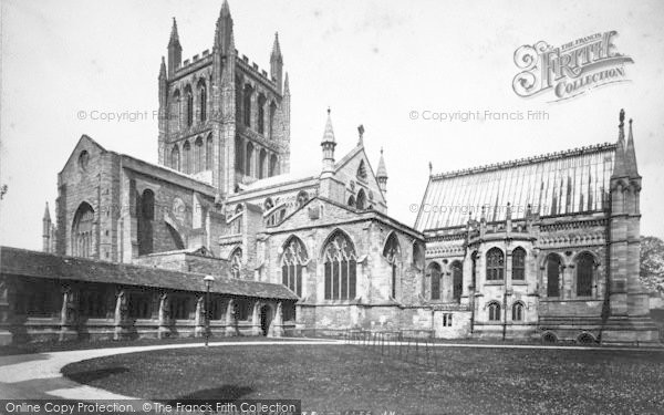 Photo of Hereford, Cathedral From South East 1896