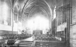 Cathedral, Lady Chapel 1892, Hereford