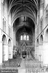 Cathedral, Nave East 1891, Hereford