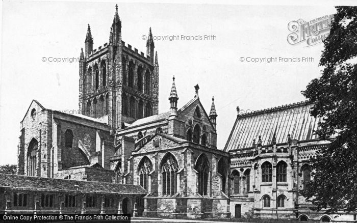 Photo of Hereford, Cathedral North c.1935