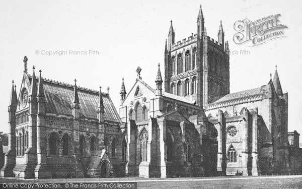 Photo of Hereford, Cathedral, North East c.1869