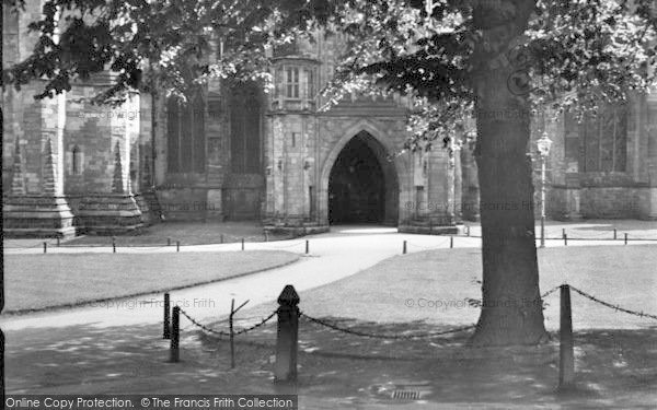 Photo of Hereford, Cathedral, North Porch 1938