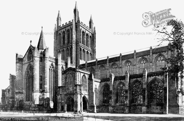 Photo of Hereford, Cathedral, North West c.1869