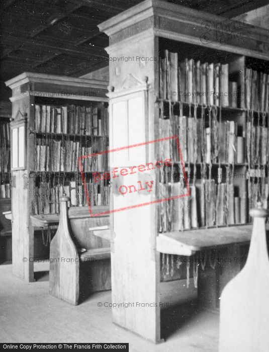 Photo of Hereford, Cathedral, The Chained Library 1948