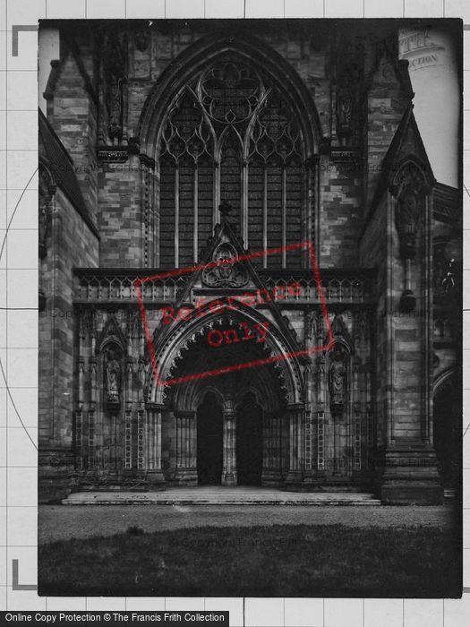 Photo of Hereford, Cathedral, West Door 1925