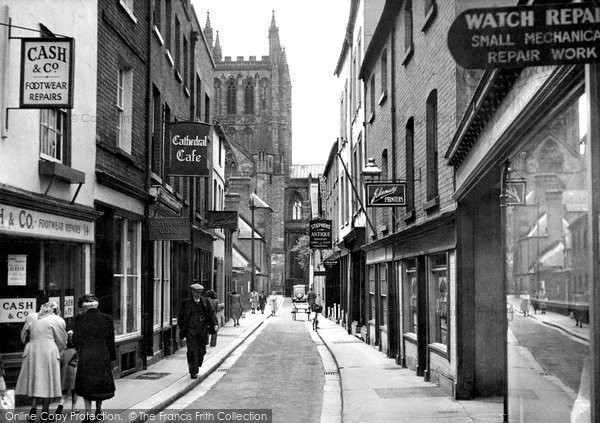 Photo of Hereford, Church Street c.1950