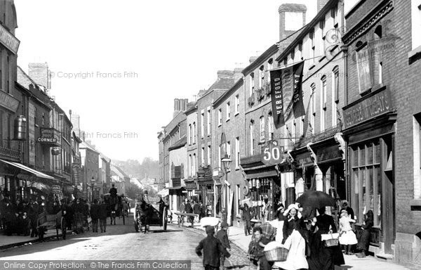 Photo of Hereford, Commercial Street 1891