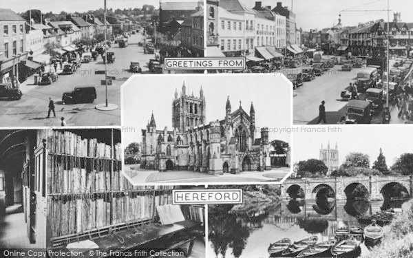 Photo of Hereford, Composite c.1950