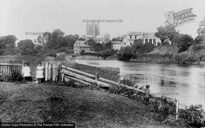 Photo of Hereford, From Across River 1891