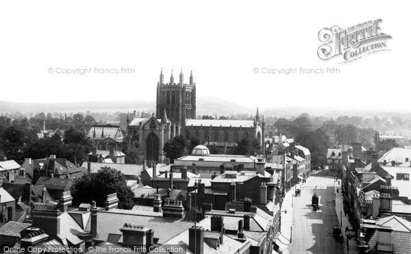 Photo of Hereford, From All Saints 1898