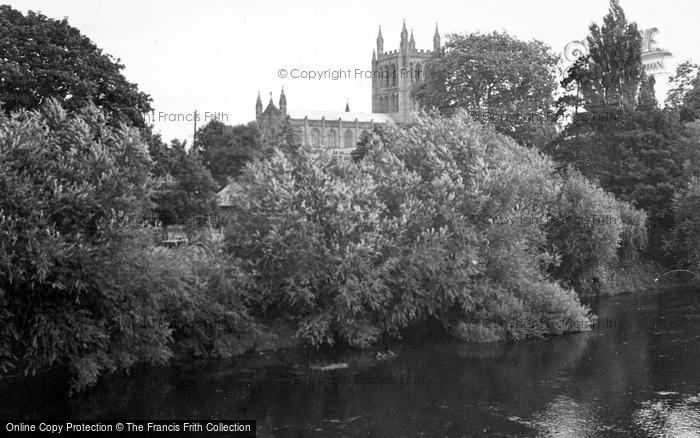 Photo of Hereford, From The River c.1948