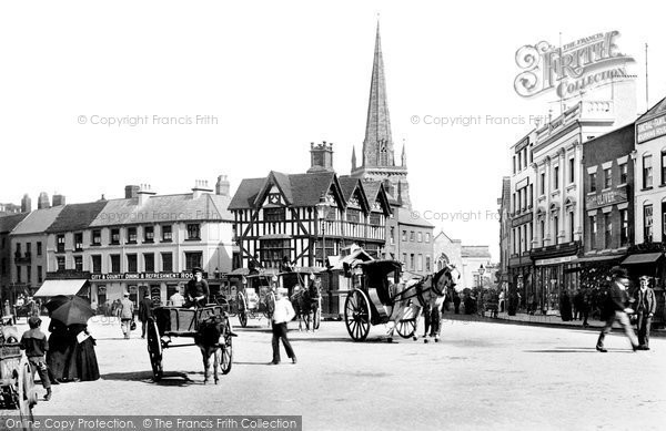 Photo of Hereford, High Town 1891