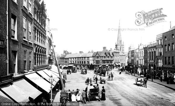 Photo of Hereford, High Town 1898