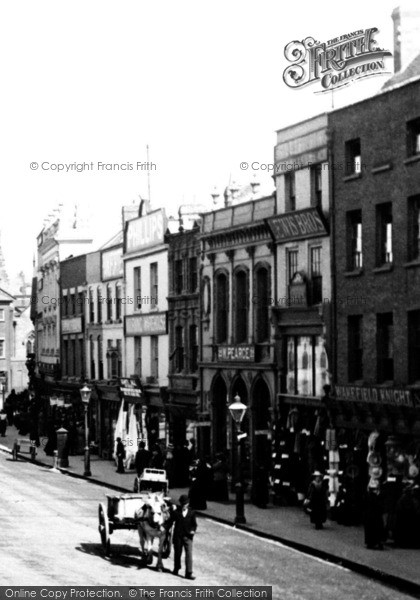 Photo of Hereford, High Town 1898