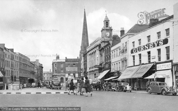 Photo of Hereford, High Town c.1950