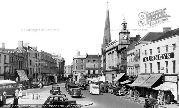 Photo of Hereford, High Town c.1950