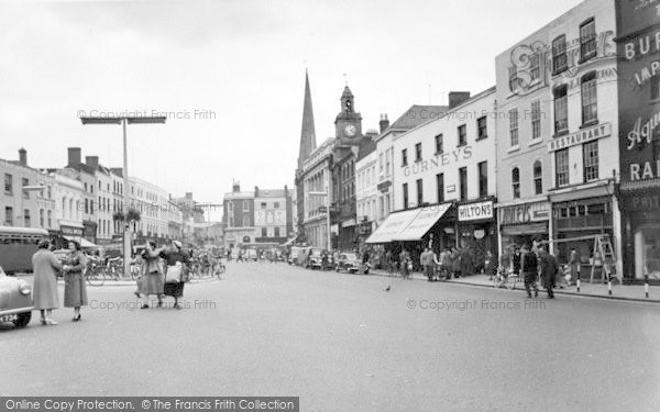 Photo of Hereford, High Town c.1960