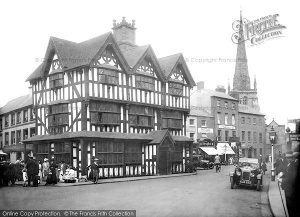 Photo of Hereford, High Town, Old House 1925