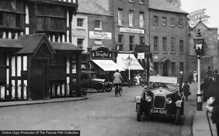Photo of Hereford, High Town, Shops 1925