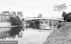 New Bridge And River Wye c.1960, Hereford