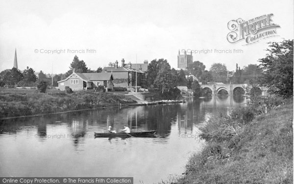 Photo of Hereford, River Wye 1925