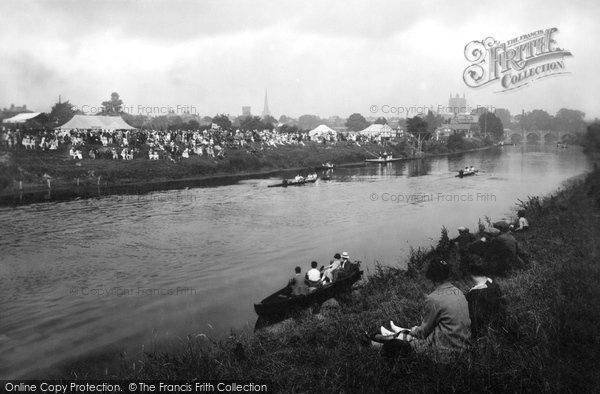 Photo of Hereford, River Wye 1925