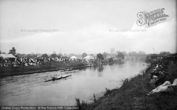 Photo of Hereford, Sculling On The River Wye 1925