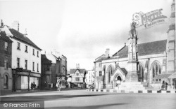 St Peter's Square c.1950, Hereford