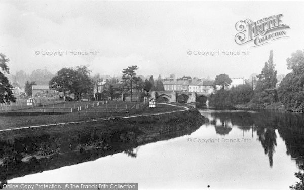 Photo of Hereford, The Bend Of The River c.1935