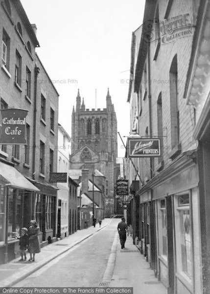 Photo of Hereford, The Cathedral c.1955