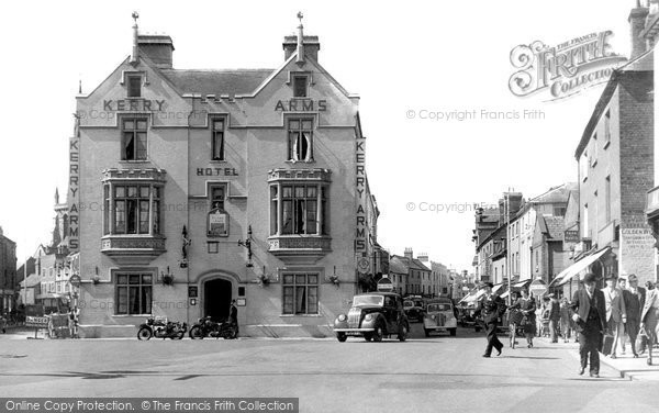 Photo of Hereford, The Kerry Arms Hotel And Commercial Road c.1950