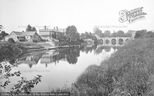 Photo of Hereford, The River Wye 1925