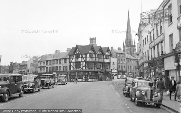 Photo of Hereford, The Square c.1950