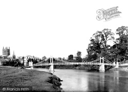 The Victoria Suspension Bridge 1898, Hereford