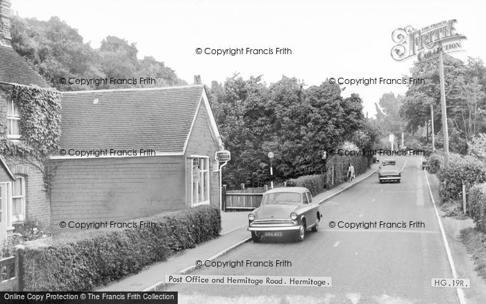 Photo of Hermitage, Post Office And Hermitage Road c.1960