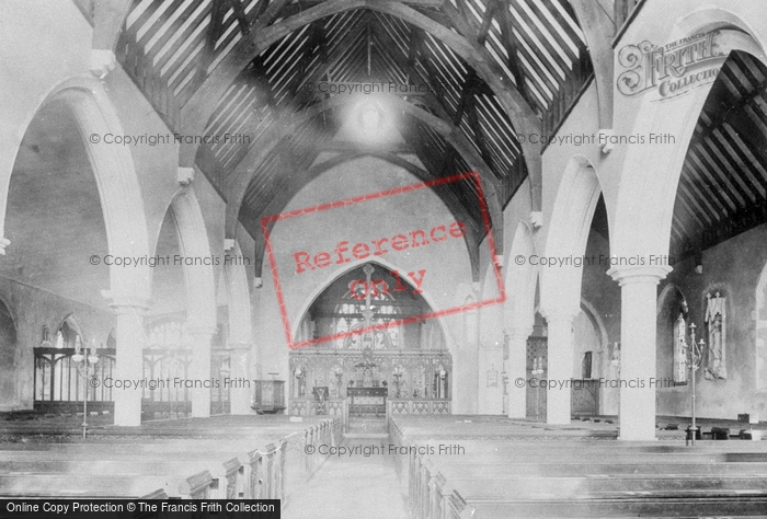 Photo of Herne Bay, Church Interior 1889