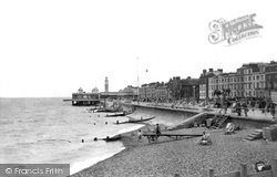 Promenade From The Beach c.1955, Herne Bay