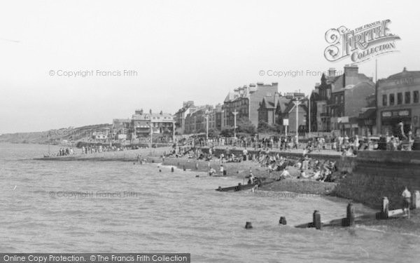 Photo of Herne Bay, The Beach c.1955