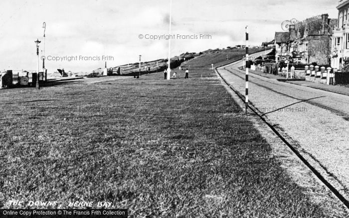Photo of Herne Bay, The Downs c.1940